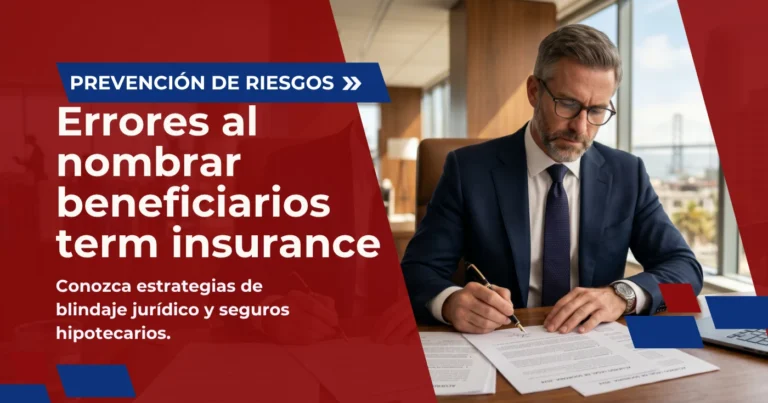 Errores al nombrar beneficiarios term insurance