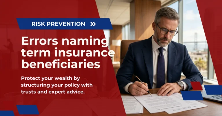 Errors naming term insurance beneficiaries
