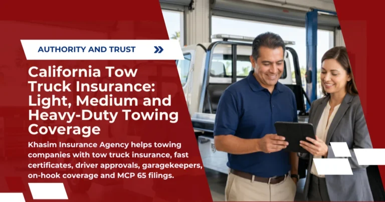 California Tow Truck Insurance: Light, Medium and Heavy-Duty Towing Coverage
