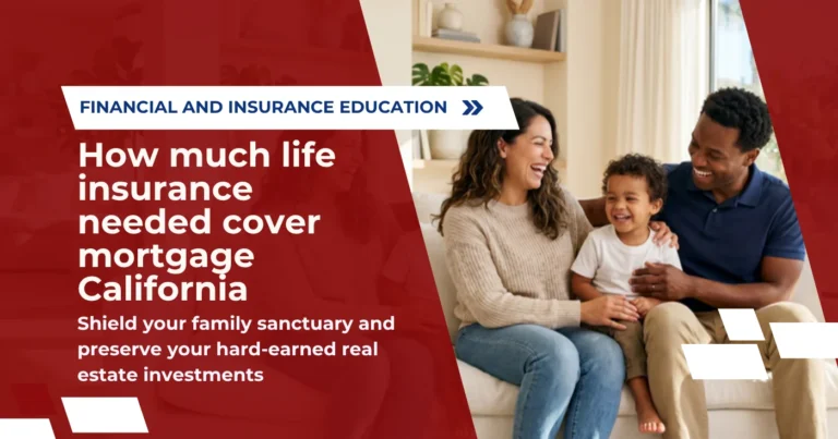 How much life insurance needed cover mortgage California