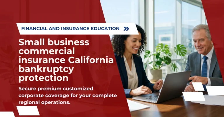 Small business commercial insurance California bankruptcy protection