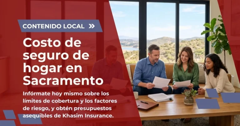 Costo de seguro de hogar en Sacramento