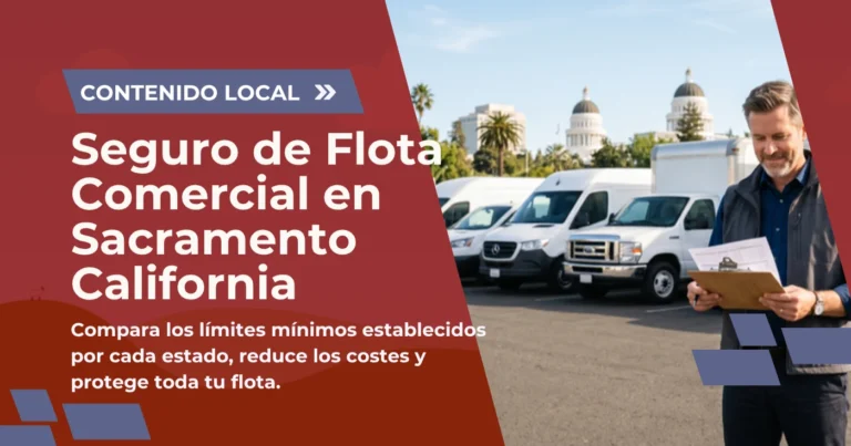 Seguro de flota comercial en Sacramento California